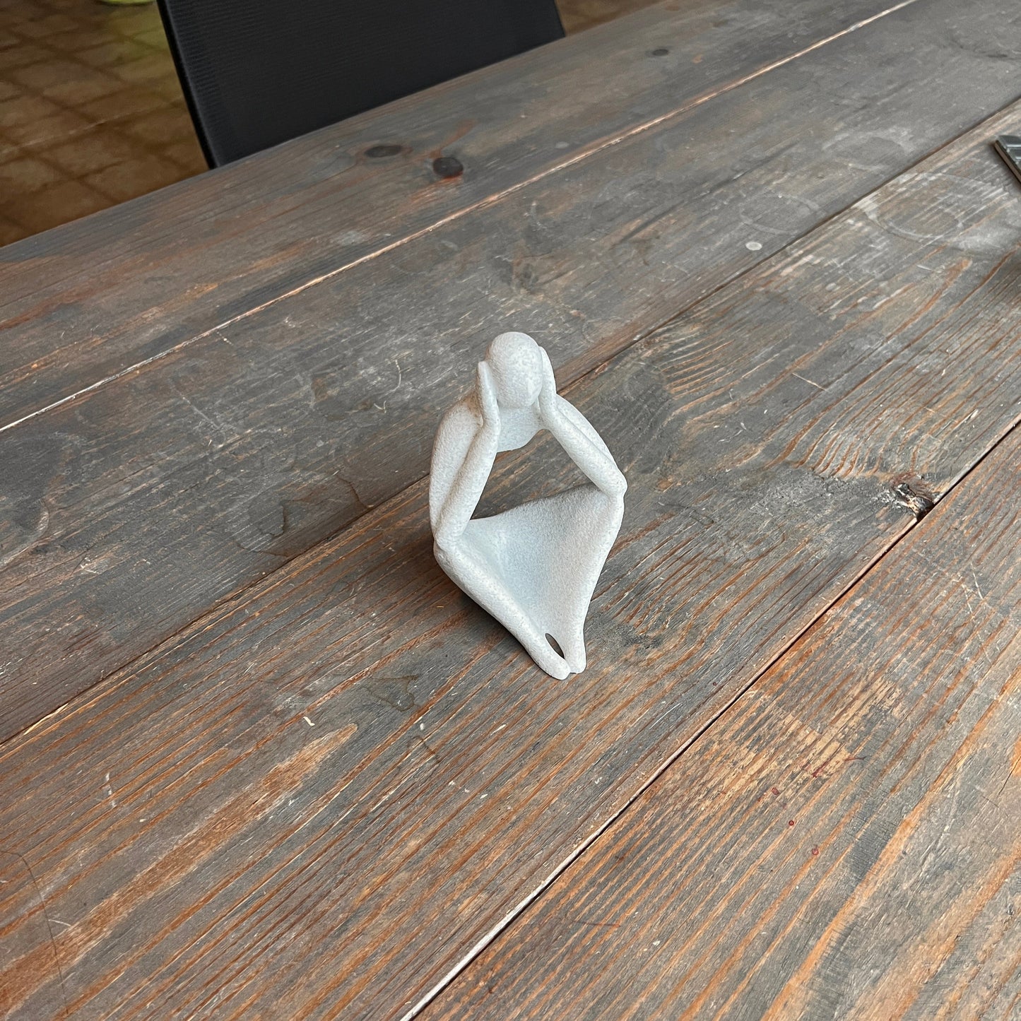 "The Burdened King" Sculpture of Power and Vulnerability Sculpture