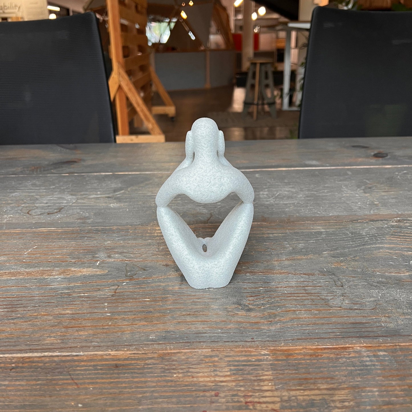 "The Burdened King" Sculpture of Power and Vulnerability Sculpture