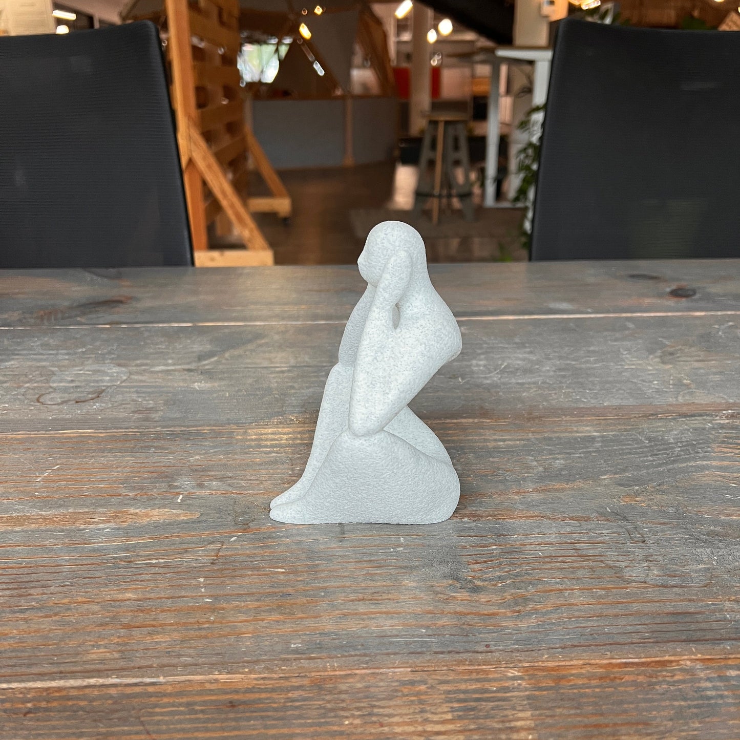 "The Burdened King" Sculpture of Power and Vulnerability Sculpture