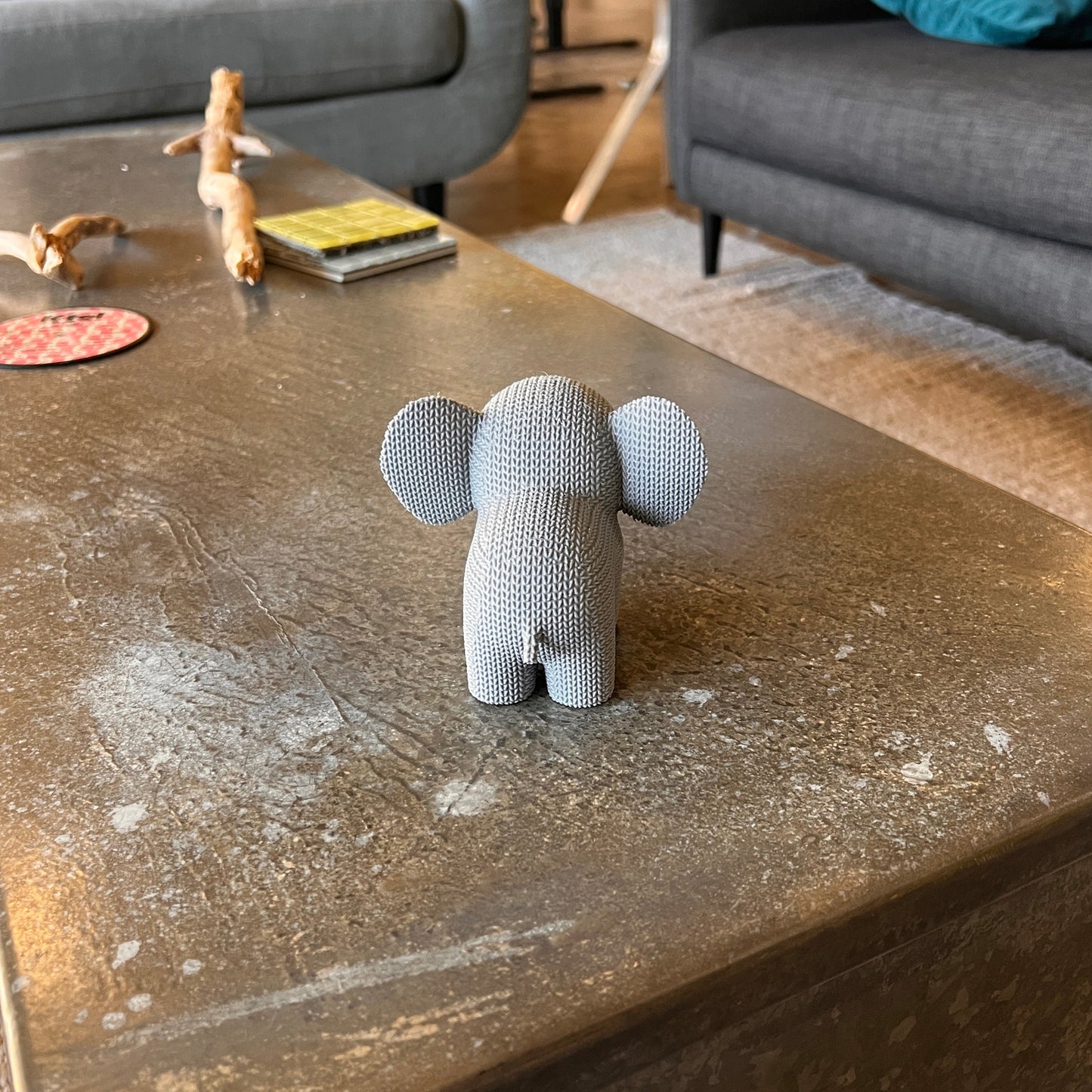 Faux Crochet Elephant