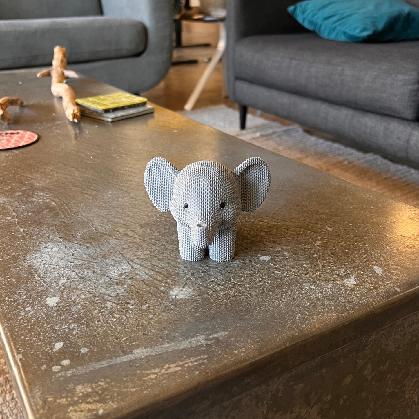 Faux Crochet Elephant