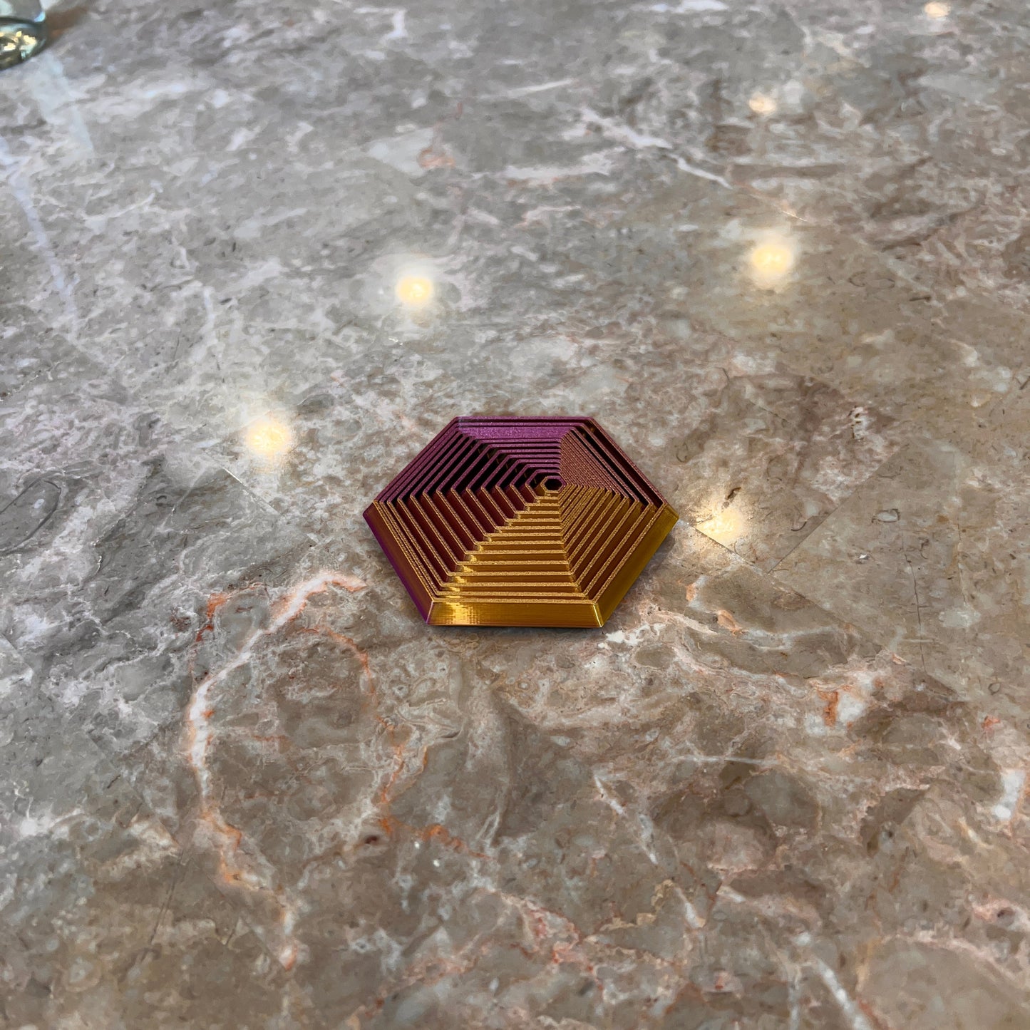 Hexagonal Kinetic Fidget Spinner