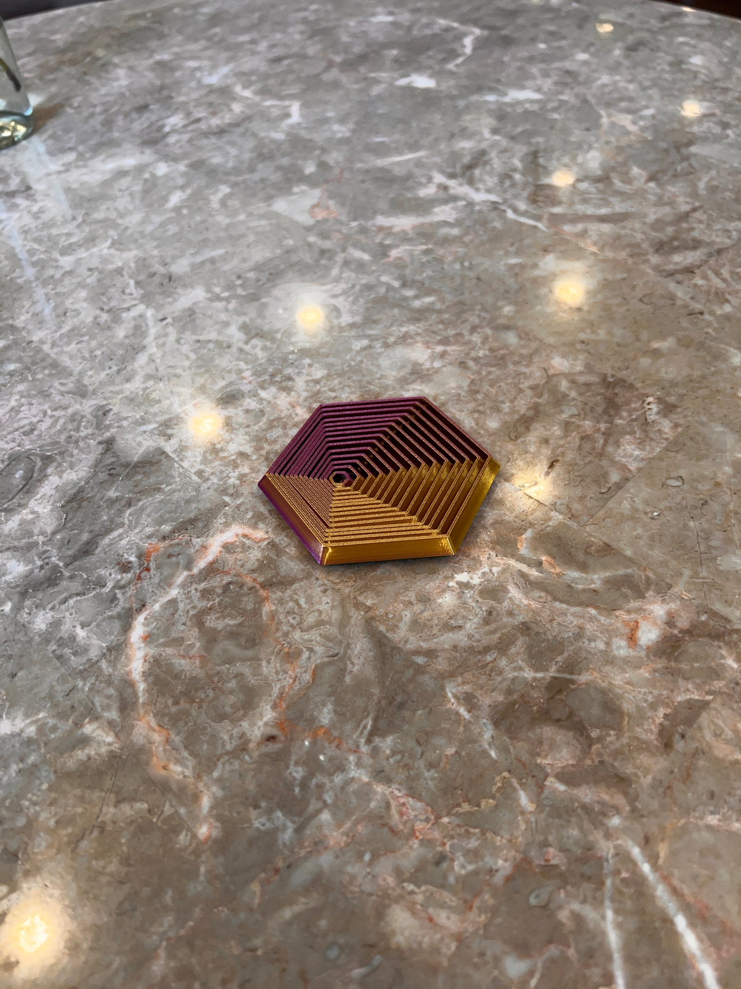 Hexagonal Kinetic Fidget Spinner