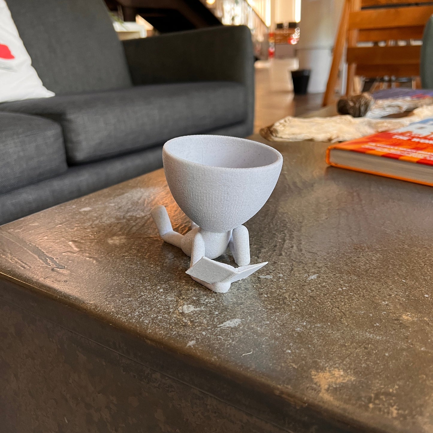 "Reading" Plant Pot
