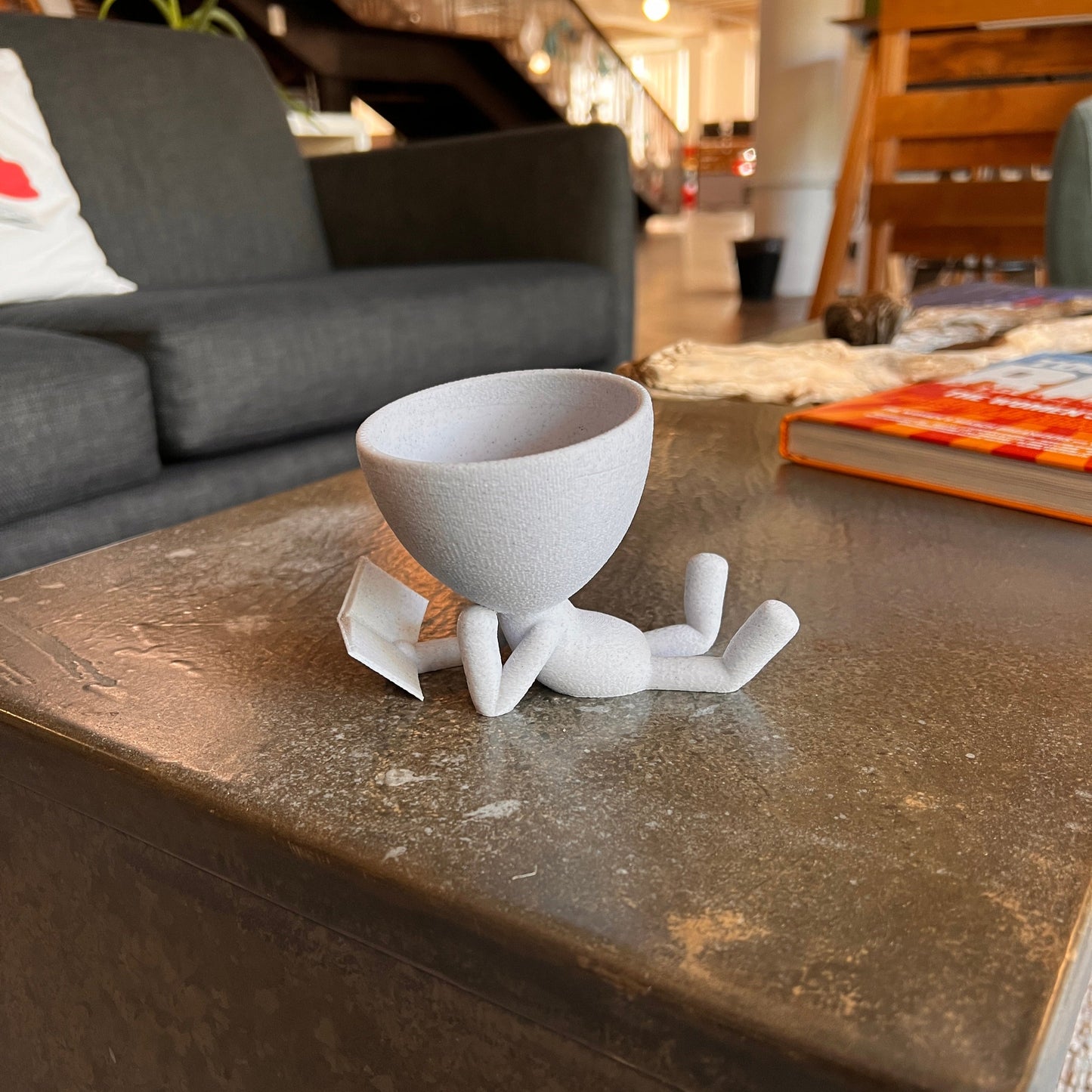 "Reading" Plant Pot
