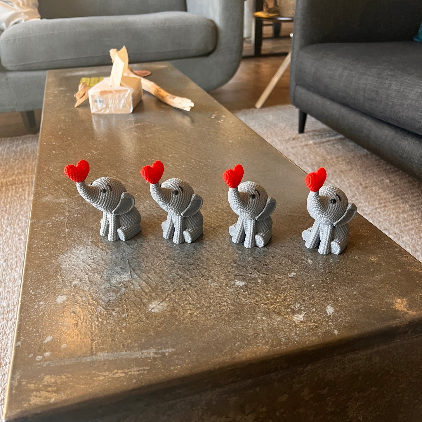 Valentine’s Day Standing Elephant