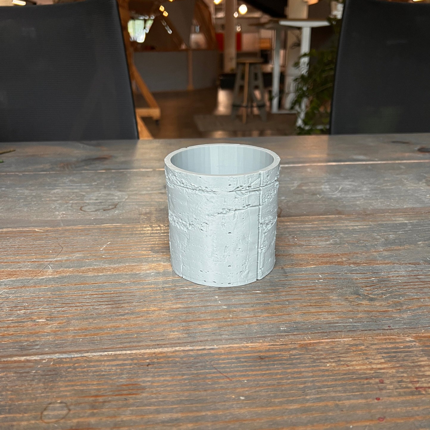 Faux Concrete Plant Pot