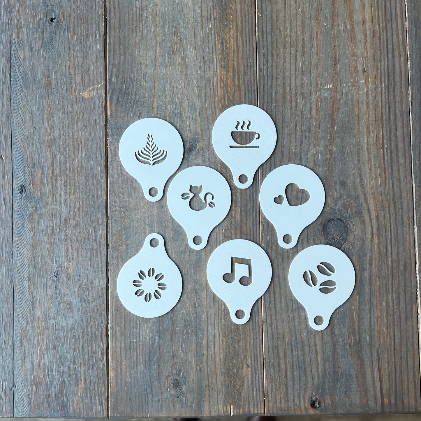 Drink Stencil Set with Holder