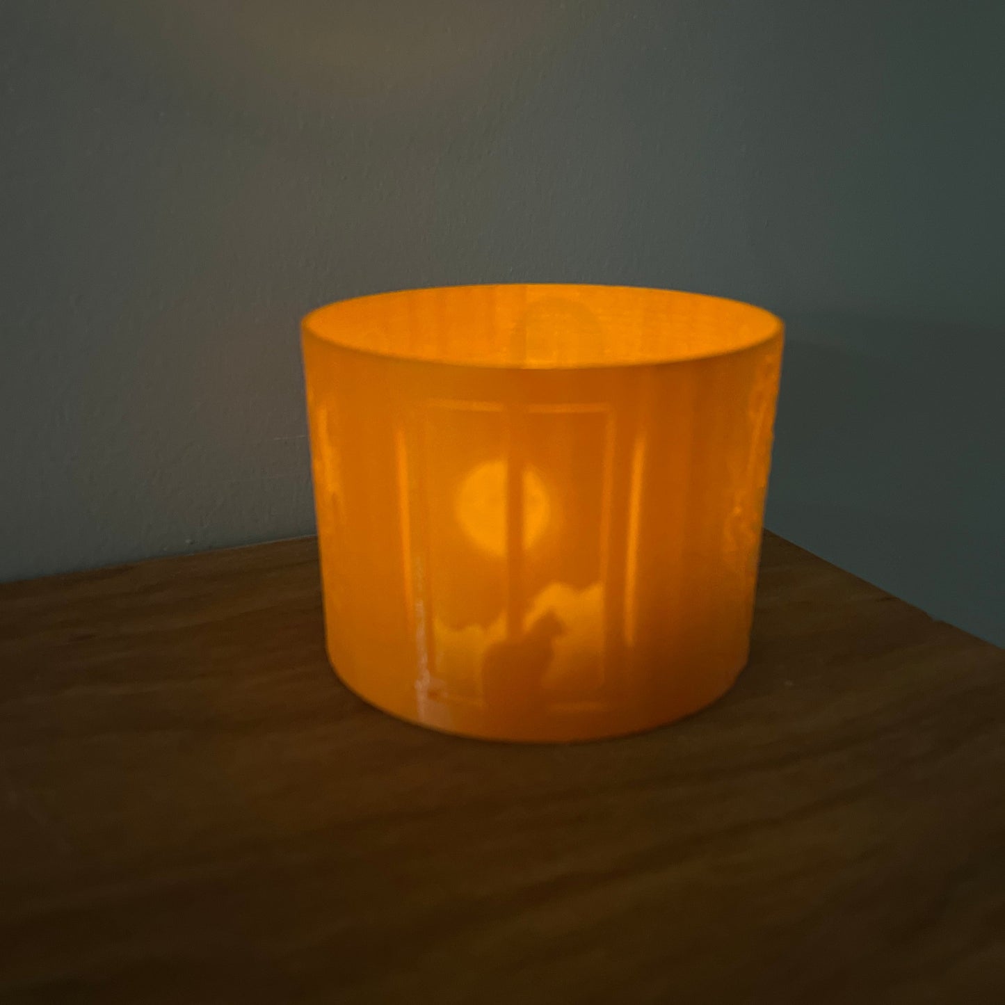 Halloween Tealight Lithophane (Four Scenes)