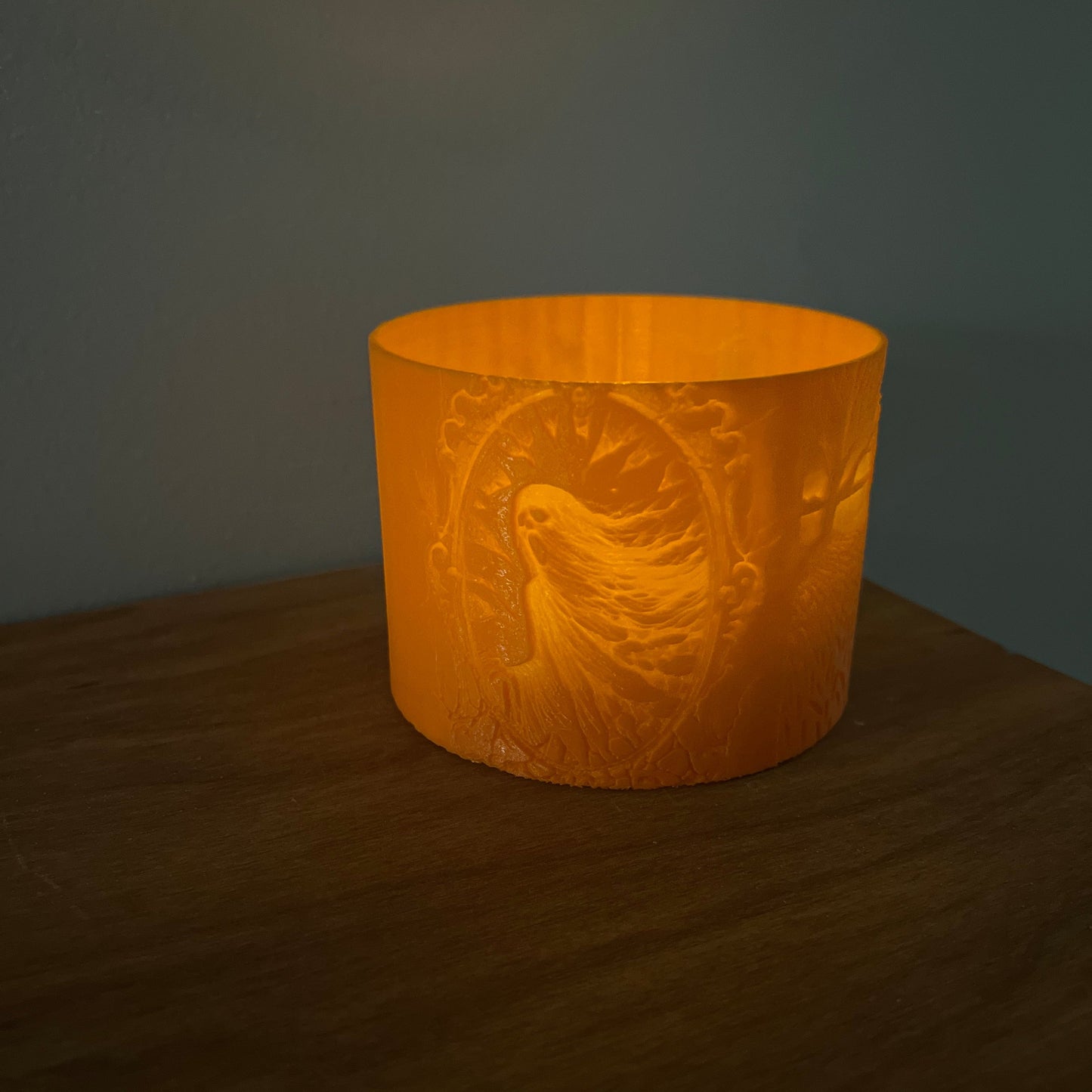 Halloween Tealight Lithophane (Four Scenes)