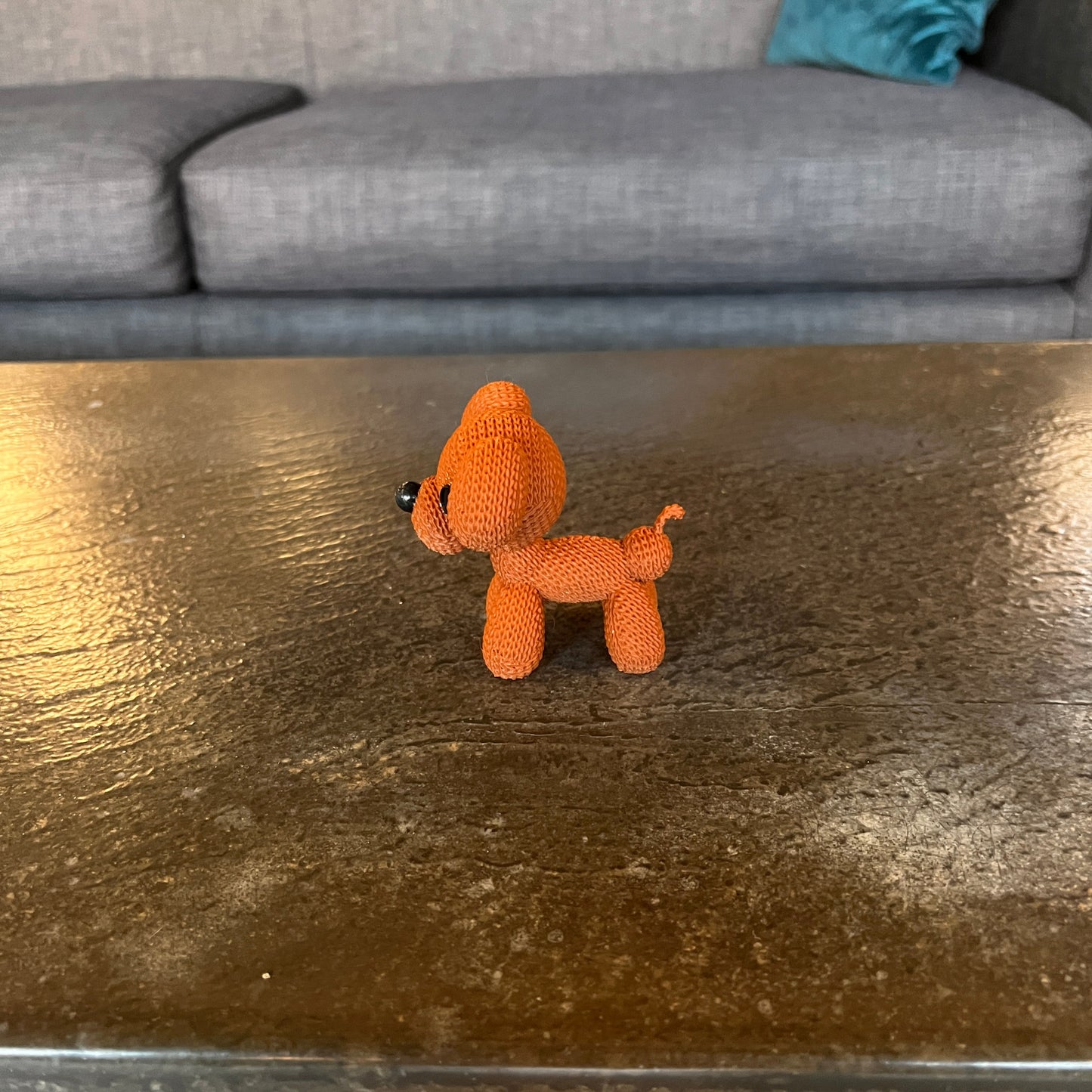 Faux-Knitted Balloon Puppy