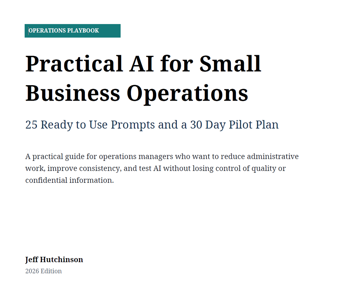 Practical AI for Small Business Operations