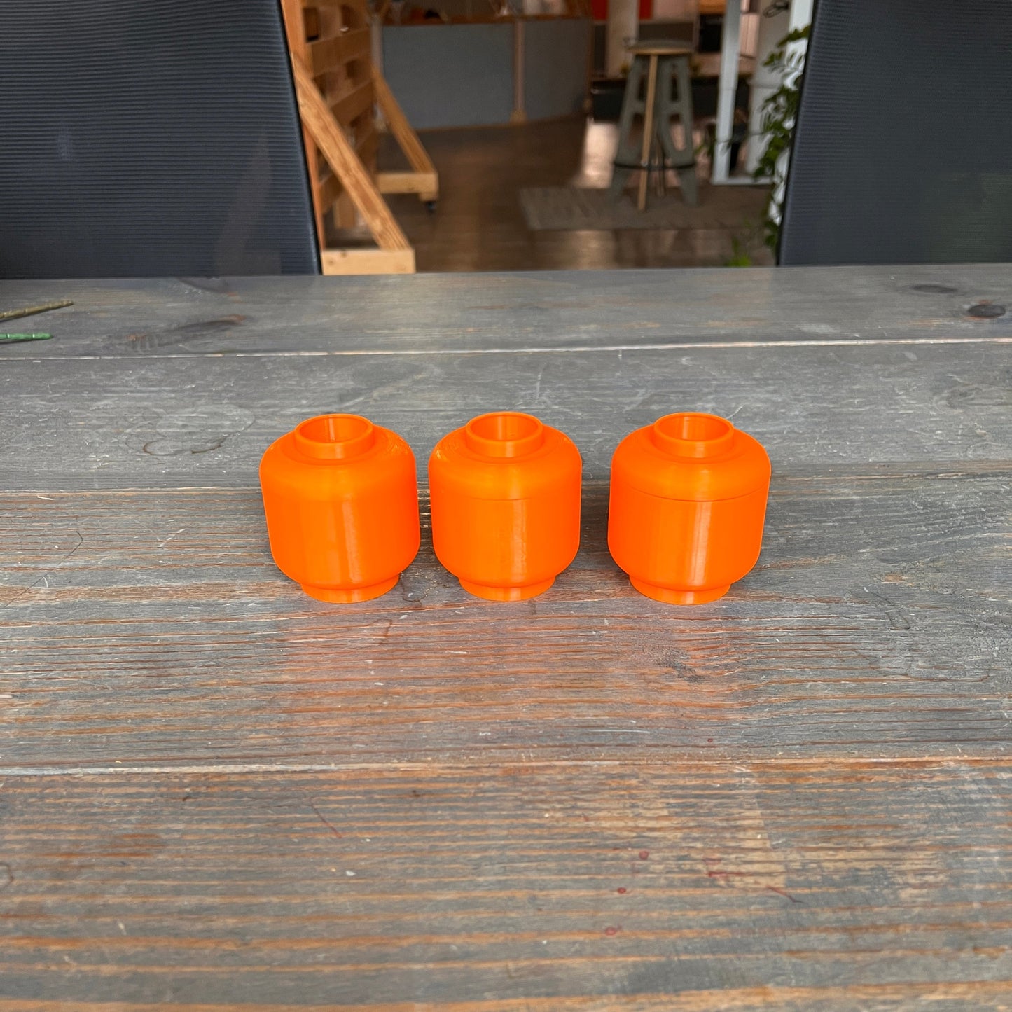 Halloween Tealight Jack-O'-Lanterns (Set of Three)